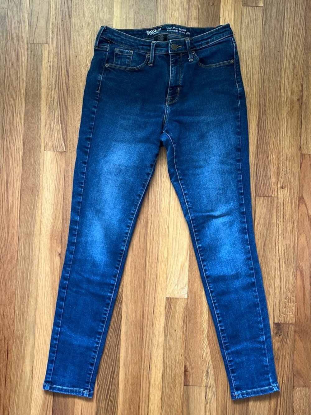 Mossimo Supply Co. Dark Blue Skinny Jeans - Women